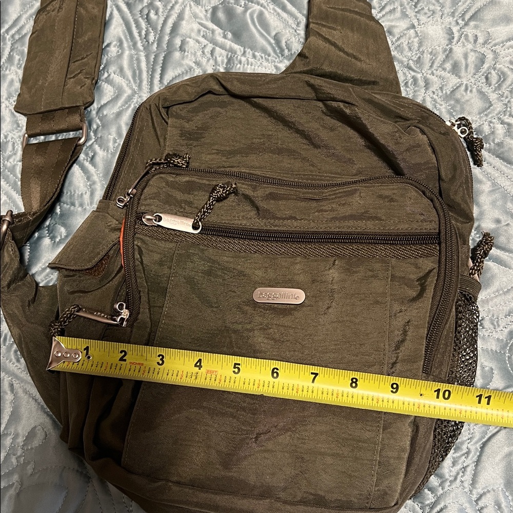 Olive Green Sling Backpack/Crossbody Bag - Picture 16 of 16